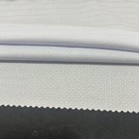Tissu Jacquard en Polyester Blanc 100% 160cm 160gsm pour Maillot de Football Respirant, Vêtements de Sport et T-Shirt