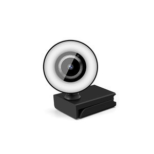 Cámara Web Full HD 2K para videoconferencia, <span class=keywords><strong>Webcam</strong></span> con anillo de luz, USB, 360 - Product Image 5