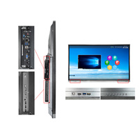 Tableau blanc interactif portable avec projecteur, tableau blanc numérique multi-touch intelligent pour l'éducation