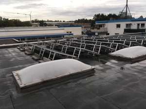 Плоская кровельная опора для солнечных панелей кронштейн для крыши для солнечных панелей шариковая монтажная конструкция - Product Image 3