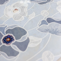 Mosaïque murale personnalisée moderne en marbre motif Galsang, résistante aux acides, peinte à la main, finition brillante pour bordures intérieures
