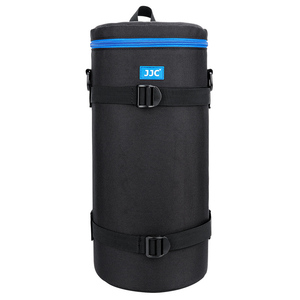 Casing Kantong Lensa Kamera JJC untuk FE 200-<span class=keywords><strong>600Mm</strong></span> F/5.6-6.3 G OSS Tas Pelindung Hitam Lembut Poliester Ritsleting Ukuran Interior 5,5X14,6 - Product Image 1