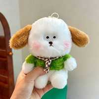 Porte-clés créatif en peluche douce de 15 cm en forme d'animal, figurine mignonne en coton PP pour achat en gros