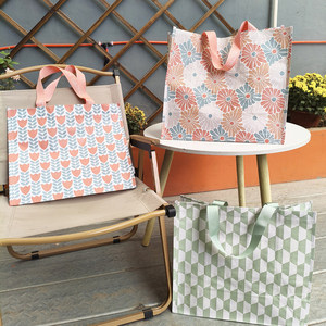 Bolsa de Compras Promocional Plegable, Reutilizable, Impermeable, Ecológica, de PP Tejido, <span class=keywords><strong>con</strong></span> Logotipo Personalizado Impreso - Product Image 4