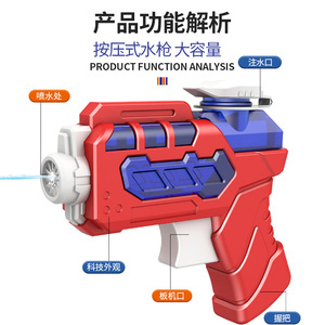 Pistola de Agua Mini de Dibujos Animados HJun para Niños y Niñas, Juguete de Agua para Baño y Exteriores - Product Image 2