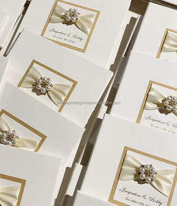 Cartes de vœux d'estampage élégantes personnalisées de haute qualité pour les événements de mariage - Product Image 2