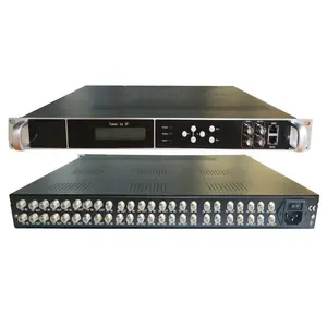 Multistream PLS T2-MI Professional 16 in 1 FTA DVB-S2 to IP Gateway Professional IRD RF to IP Converter