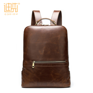 Nordic 2020 nuevo retro de hombres de cuero de Caballo Loco mochila de gran capacidad de viaje de cuero genuino mochila - Product Image 2