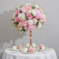 Nouvelles décorations florales artificielles pour table de mariage