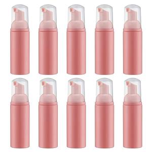 Bouteilles de shampoing pour cils en gros, flacons pompe en mousse, 30/50 ml, vides, en plastique rose, ensemble de nettoyant facial pour extensions de cils - Product Image 1