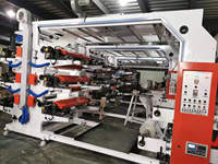Machine d'impression flexographique de sac à provisions en plastique