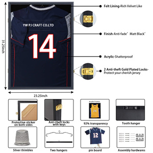 Factory New Classic Custom <strong>Football</strong> Basketball Jersey <strong>Frame</strong> Display Case Black Jersey <strong>Frame</strong> Shadow Box <strong>Football</strong> <strong>Shirt</strong> <strong>Frames</strong> - Product Image 4