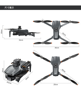 High Quality L600 PRO MAX <strong>Drone</strong> 4K HD Dual Camera Laser Obstacle Avoidance 5G WIFI Foldable Brushless Motor Plastic Christmas - Product Image 6