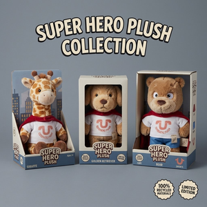 Peluche <span class=keywords><strong>de</strong></span> Jirafa Superhéroe Personalizado <span class=keywords><strong>de</strong></span> Fábrica, Animal <span class=keywords><strong>de</strong></span> Peluche OEM con Camiseta con Logotipo, Muñeco <span class=keywords><strong>de</strong></span> Jirafa <span class=keywords><strong>de</strong></span> Peluche Suave para Niños, Venta al Por Mayor - Product Image 6