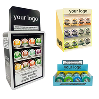 Vitrine de présentation de bureau en acrylique de haute qualité pour thé, chewing-gum, huiles essentielles, et présentoir pour magasin de tabac