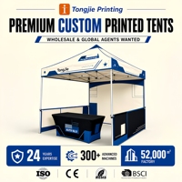 Tente pliante imperméable de qualité supérieure en Oxford à simple couche 10x20 pour événements sportifs, expositions, promotion en plein air, marché, installation rapide en 60 secondes
