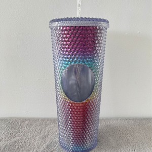 Vaso con textura <span class=keywords><strong>de</strong></span> durián <span class=keywords><strong>de</strong></span> 710 ml con tapa, estilo urbano, estético, a prueba <span class=keywords><strong>de</strong></span> fugas, libre <span class=keywords><strong>de</strong></span> BPA, portátil - Product Image 6