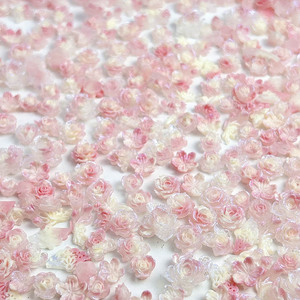 <span class=keywords><strong>Kit</strong></span> de Matériaux pour Nail Art en Résine Florale Rose Phosphorescente Populaire en Gros – Accessoires de Bijoux DIY Frais de Printemps - Product Image 5