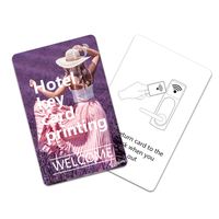 Carte-clé d'hôtel RFID avec mini-étiquette étanche NFC ISO 14443A, puce MF Ultralight EV1 cryptée 13,56 MHz 1K