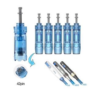 Cartouche d'aiguilles anti-reflux pour <span class=keywords><strong>Dr</strong></span>.<span class=keywords><strong>pen</strong></span> M8S A8S A9, options 12/24/36/18 aiguilles et <span class=keywords><strong>Nano</strong></span> rondes avec design à bord ondulé en silicone - Product Image 1