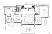 Maison préfabriquée de luxe, immobilier, maisons préfabriquées en Chine, villas modernes en panneaux de ciment EPS, 280 m2 avec 4 chambres + 5 salles de bain + 1 toilette