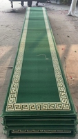 Tapis de prière de la mosquée, personnalisé en taille et en couleur, tapis et carpettes fabriqués à la machine pour les musulmans