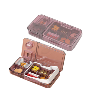Good Quality Promotional Plastic Cutter Pill Box Medicine Pill Box Small Pill Case