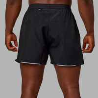 Shorts de course athlétiques OEM, personnalisés, rose néon et kaki, 2 pouces, taille haute, avec fentes, en maille, pour marathon et trail, meilleur rapport qualité-prix