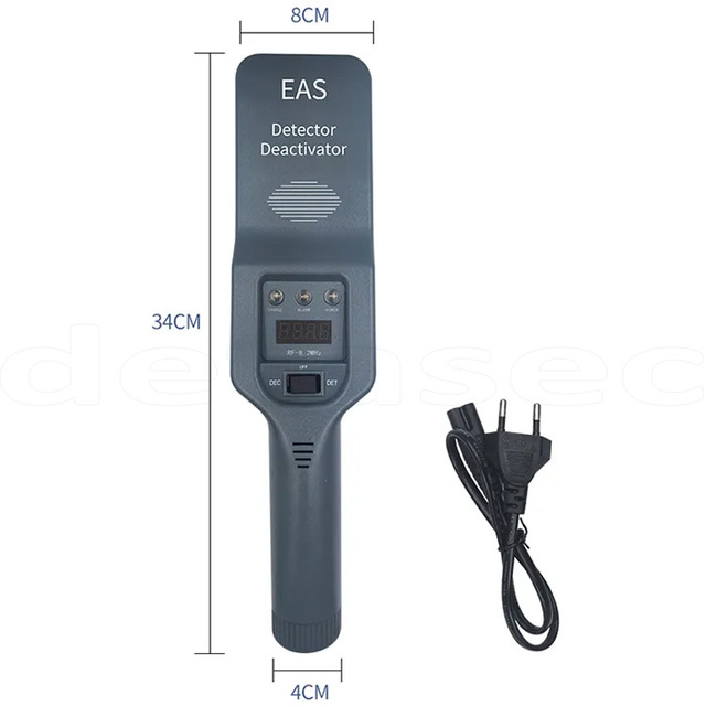 2 in 1 EAS Detector Deactivator 8.2mhz/58khz AM Hard Tag Detecting RF Soft Label Deactivating Handheld for Supermarket Retail