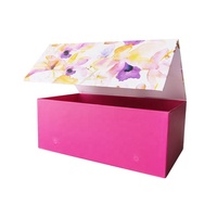 Boîte cadeau de luxe blanche à fermeture magnétique, fabriquée par ZY Factory, boîte en papier rigide personnalisée avec impression « Merci », boîtes cadeaux cosmétiques