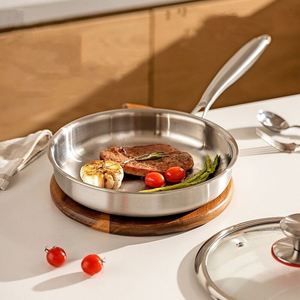 Sartén Moderna Ecológica de Acero Inoxidable 304 Sin Recubrimiento, Antiadherente y Apta para Horno, para Uso Doméstico - Product Image 4