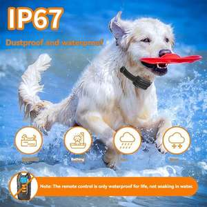 Collier de dressage pour chien professionnel avec 3 modes Bip Vibration Statique Portée de 1000 mètres et sangle réglable imperméable - Product Image 2
