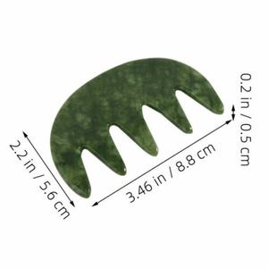 La testa del massaggiatore per il corpo con pettini mirati al Acupoint in giada rivitalizzano i tuoi sensi con un massaggio specifico - Product Image 3