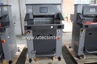 GC490H 490mm de alta velocidad de oficina hidráulica A3 A2 A4 guillotina, máquina de corte de papel con programado pantalla táctil