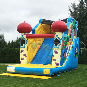 Castillo inflable gigante con tobogán Aladdin para adultos, de calidad comercial para exteriores, ideal para fiestas. - Product Image 2