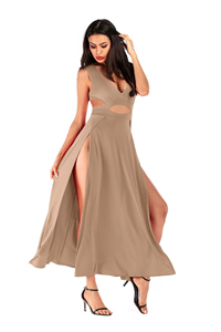 Phụ nữ mới thả Vai Jersey Nàng Tiên Cá ăn mặc peplum maxi ăn mặc dài cộng với kích thước XXL Vestido Mono mujer corto e60230 - Product Image 6