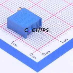 ตัวต้านทานแบบปรับได้/โพเทนชิออมิเตอร์ผ่านรูส่วนประกอบ (THT) ตัวต้านทาน1Mohm 10% 3296W-1-105 - Product Image 1