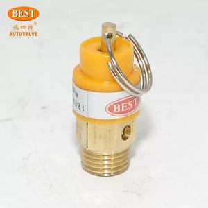 น้ําอุณหภูมิปกติคู่มือด้าย DN8 DN10 DN15 AB311-T เครื่องอัดอากาศฤดูใบไม้ผลิ Micro <span class=keywords><strong>Mini</strong></span> ทองเหลืองความดันความปลอดภัยวาล์ว - Product Image 3