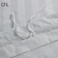 Hôtel 100 coton égyptien Twin Queen King Size housse de couette draps plats literie hôtel linge de lit
