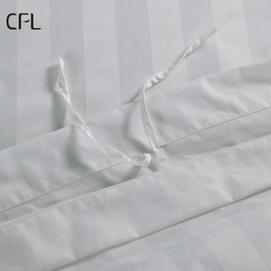 Khách sạn 100 Ai Cập bông đôi Nữ Hoàng Vua Kích thước Duvet cover Giường tấm phẳng khách sạn bộ đồ giường lanh - Product Image 5