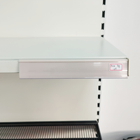 Porte-étiquette de prix en PVC transparent à clipser pour rayonnages de supermarché et présentoirs de vente au détail