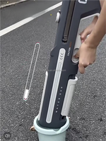 Pistolet à eau électrique dynamique à tir continu pour adultes, jouet de tir en plastique