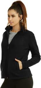 Veste d'hiver pour femme avec polaire Full Zip-Up Solid Pattern Heated & Windproof Feature - Product Image 6