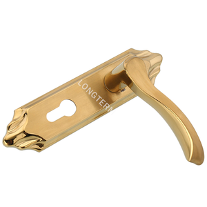 Poignées et serrures de porte SUS304 cylindre en laiton clés en laiton fournisseur ensemble de serrures de porte ensemble de poignées de verrouillage de panneau pour porte en bois - Product Image 2