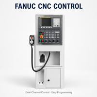 Torno vertical CNC de doble torreta FANUC VTC850 de alta resistencia para piezas de turbinas en la industria energética