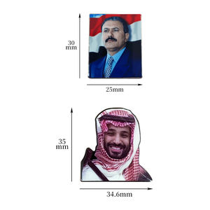 En Stock, insignia del rey de Arabia Saudita, pegatinas de teléfono de Metal, pines de líder famoso de Oriente Medio para regalos de recuerdo del Día Nacional de Arabia Saudita - Product Image 5