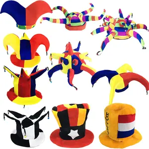 Halloween Party Cosplay Fancy Clown Hat Children Adult Football Fan Beer Carnival Birthday Hats National Flag Hat Cap