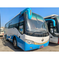 Восстановленный подержанный автобус Yutong ZK6779HA9 с двигателем Yuchai, 24-33 места, идеально подходит для туристических перевозок