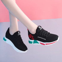 Nouveau printemps femmes chaussures décontractées respirant maille plate-forme baskets femmes baskets chaussures