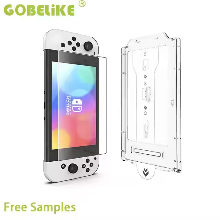 Auto-alignment Accurate Position EZ Install Tool for Switch 2 <strong>Screen</strong> <strong>Protector</strong> with <strong>Installation</strong> <strong>Kit</strong> Tempered Glass Dust Free